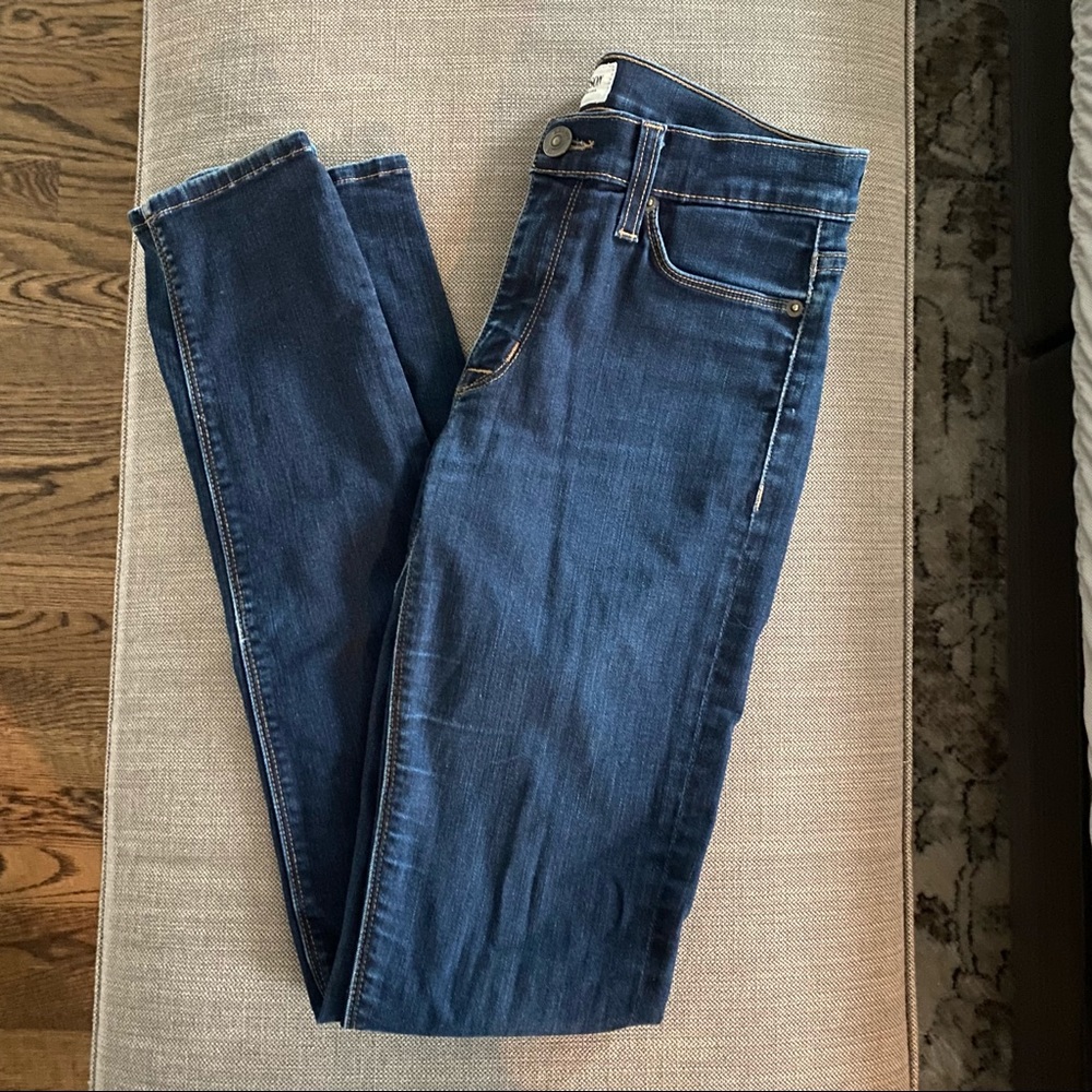 Hudson Shine Midrise Skinny Jeans